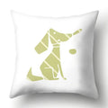 Axyaa Geometric Animal Series Pillowcase: Stylish Sofa Chair Seat Cover for Home Decor