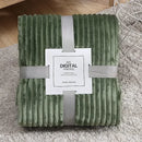 Axyaa Coral Fleece Winter Blanket - Soft & Warm Sofa Bedspread Plaid