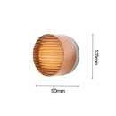 Axyaa Glass LED Wall Light Fixtures: Waterproof Modern Sconce Lamp for Bedroom, Living Room