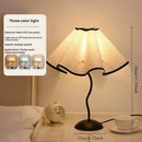 Axyaa Nordic LED Table Lamp for Bedroom Living Room Bedside Retro Bar Coffee Dining Night Light