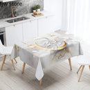 Axyaa Ramadan Mosque Tablecloth - Waterproof & Stain Resistant