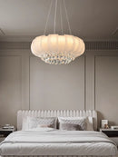 Axyaa Crystal Chandelier Pendant Light for Modern Luxury Living Room