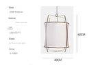 Axyaa Bamboo Woven Lantern Pendant Light for Home Decor and Lighting