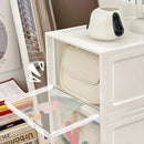 Axyaa Stackable Transparent Lid Storage Box for Clothes, Toys, and Dolls