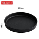 Axyaa Frosted Ceramic Service Plate Set - Restaurant Tableware for Dining and Entertaining
