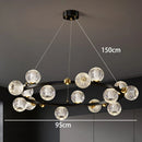 Axyaa Modern Pendant Chandelier for Dining Room Indoor Lighting