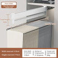 Axyaa Aluminum Sliding Pants Rack - Wall-mounted Wardrobe Organizer & Drying Holder