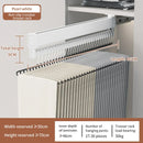 Axyaa Aluminum Sliding Pants Rack - Wall-mounted Wardrobe Organizer & Drying Holder