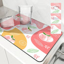 Axyaa Non-Slip Absorbent Drying Mat for Kitchen Counter and Tableware
