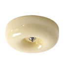 Axyaa Bauhaus Cream Ceiling Lamp: Medieval French Retro Glass Nordic Style