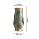 Axyaa Zen Style Ceramic Vase for Hydroponic New Chinese Flower Arrangement