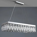 Axyaa Crystal Chandelier for Modern Luxury Living Room and Bedroom Ceiling Decoration