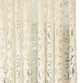 Axyaa Floral Jacquard Tulle Curtains: European Retro Style for Living Room Decor