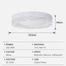 Axyaa Modern Crystal LED Ceiling Light for Home Decor