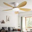 Axyaa Ceiling Fan Light Remote Control Small Living Room Dining Room 110V 220V