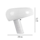 Axyaa Marble Touch Table Lamp for Living Room Bedroom Study Desk Decor, Postmodern Design