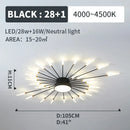 Axyaa Nordic Designer Ceiling Chandelier for Living Room Bedroom Lighting