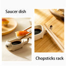 Axya Mini Cat Sauce Dish Set for Kitchen Table Decor