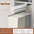 Axyaa Aluminum Sliding Pants Rack - Wall-mounted Wardrobe Organizer & Drying Holder