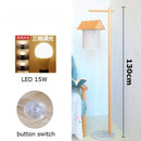 Axyaa Retro Zen Style Floor Lamp: Chinese, Japanese, Song Inspired Atmosphere Lighting