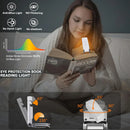 Axyaa Clip-on LED Book Light: Rechargeable, 3 Amber Colors, 5 Brightness Levels