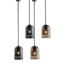 Nordic Glass Chandelier LED Pendant Light for Bedroom and Dining Area by Axyaa