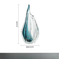 Axyaa Glass Vase: Light Luxury Dining Table & Living Room Flower Arrangement