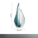 Axyaa Glass Vase: Light Luxury Dining Table & Living Room Flower Arrangement