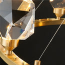 Axyaa Nordic Modern Crystal Chandelier LED Pendant Lights for Home Decor