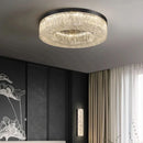 Axyaa Copper Ring Ceiling Light: LED Round Resin Lamp for Luxury Living