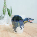 Axyaa Dinosaur Ceramic Coffee Cup - 3D Animal Shape - Office Home Decor & Gift