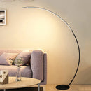Axyaa Minimalist LED Floor Lamp with Remote Control Dimming, Nordic Ins Style