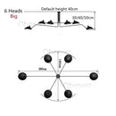 Axyaa Mouille Ceiling Lamp 3/6-Head Spider Pendant Light for Home Decor