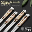 Axyaa Ceramic Chopsticks: High-grade Antibacterial, Non-slip, Non-drop Home Use