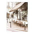 Axyaa French City Street Canvas Painting Nordic Wall Art Print for Home Decor