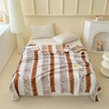 Axyaa Soft Plush Jacquard Blanket - Multifunctional Bed Sofa Cover - 150*200cm
