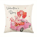 Envelope Love Pattern Pillowcase for Romantic Home Decor by Axyaa