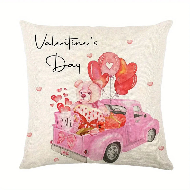Envelope Love Pattern Pillowcase for Romantic Home Decor by Axyaa