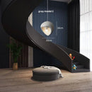 Axyaa Nordic Villa Resin Pendant Chandelier - Wabi-sabi Style Irregular E27 Staircase Lamp