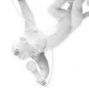 Axyaa Monkey Pendant Chandelier - Resin Animal Hanging Lamp for Unique Living Room Decor
