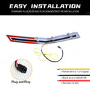 Axyaa LED Daytime Running Lights Camry 2024-2025 Engine Hood Vent Cover DRL Turn Signal