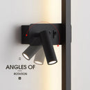 Axyaa Modern LED Wall Sconce Lamp for Home Lighting