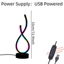 Axyaa LOVE USB Table Lamp with Color Changing LED Light