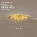 Axyaa Luxury Crystal LED Chandelier for Living Room, Hotel, and Hall