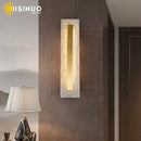 Axyaa Copper Gold LED Wall Sconce Minimalist Luxury Bedside Light