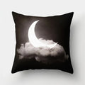 Axyaa Retro Moon Star Pillowcase for Car & Home Décor