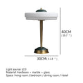 Axyaa Marble Table Lamp: Elegant LED Desk Light for Home Decor & Bedroom