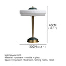 Axyaa Marble Table Lamp: Elegant LED Desk Light for Home Decor & Bedroom