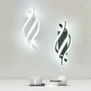 Axya LED Wall Lamp: Modern Black & White Lights for Bedroom, Living Room, Study Hallway