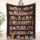 Axyaa Flannel Throw Blanket: Cozy All-Season Comfort, Perfect Gift for Bookworms
